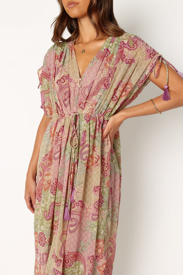 Petal and Pup USA DRESSES Cyril Maxi Dress - Iris Oasis