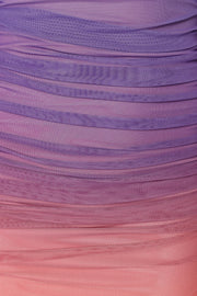 Petal and Pup USA DRESSES Dakota One Shoulder Midi Dress - Purple Gradient