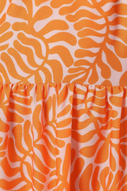 Petal and Pup USA DRESSES Dalton Cut Out Maxi Dress - Orange Print