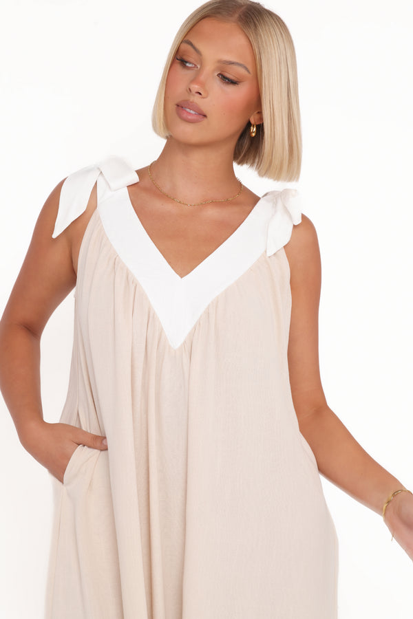 Petal and Pup USA DRESSES Dami Maxi Dress - Oatmeal