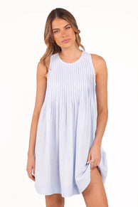 Petal and Pup USA DRESSES Daniela Mini Dress - Blue