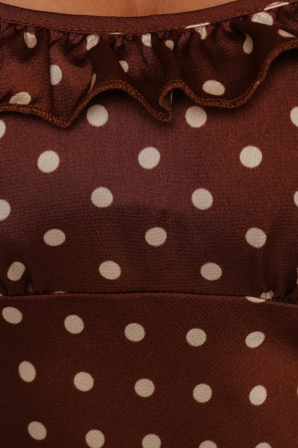 Dara Midi Dress - Brown Polka Dot | Petal & Pup USA
