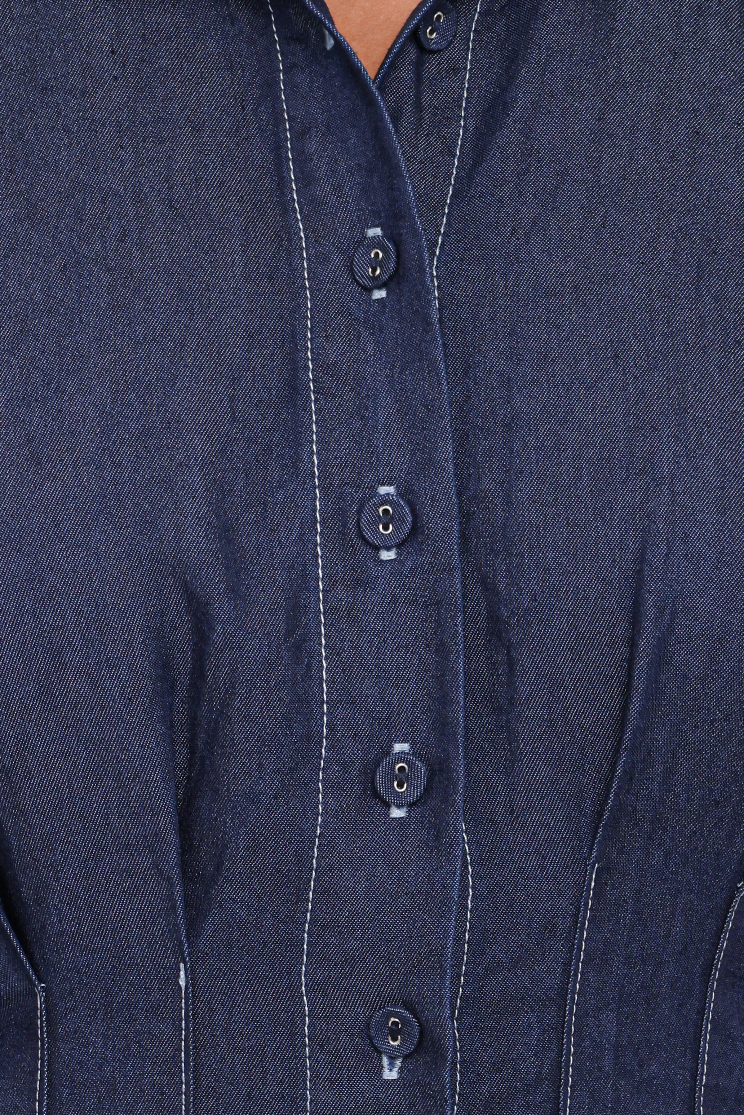 Petal and Pup USA DRESSES Davine Mini Dress - Blue