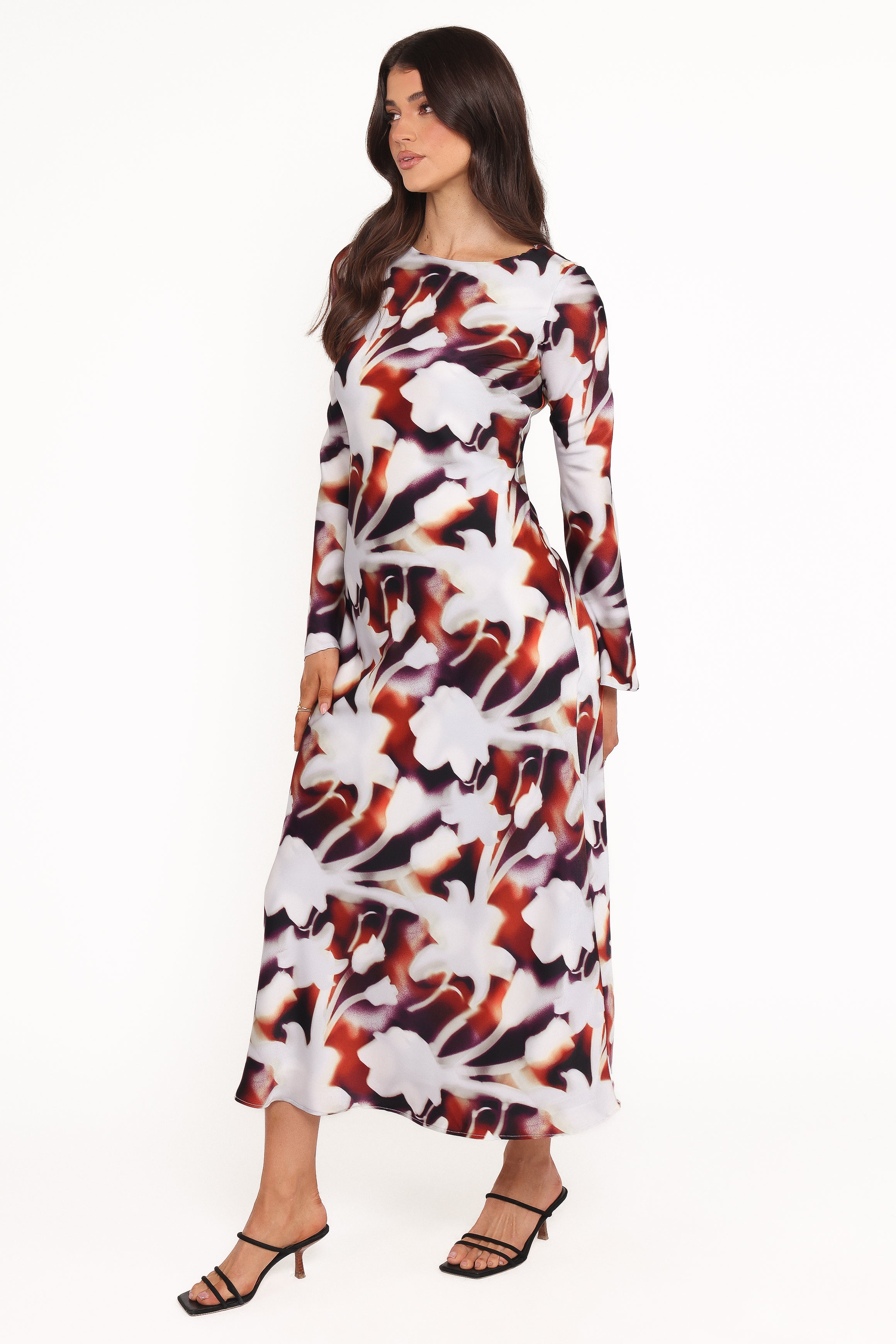Petal and Pup USA DRESSES Deidre Maxi Dress - Blurred Floral