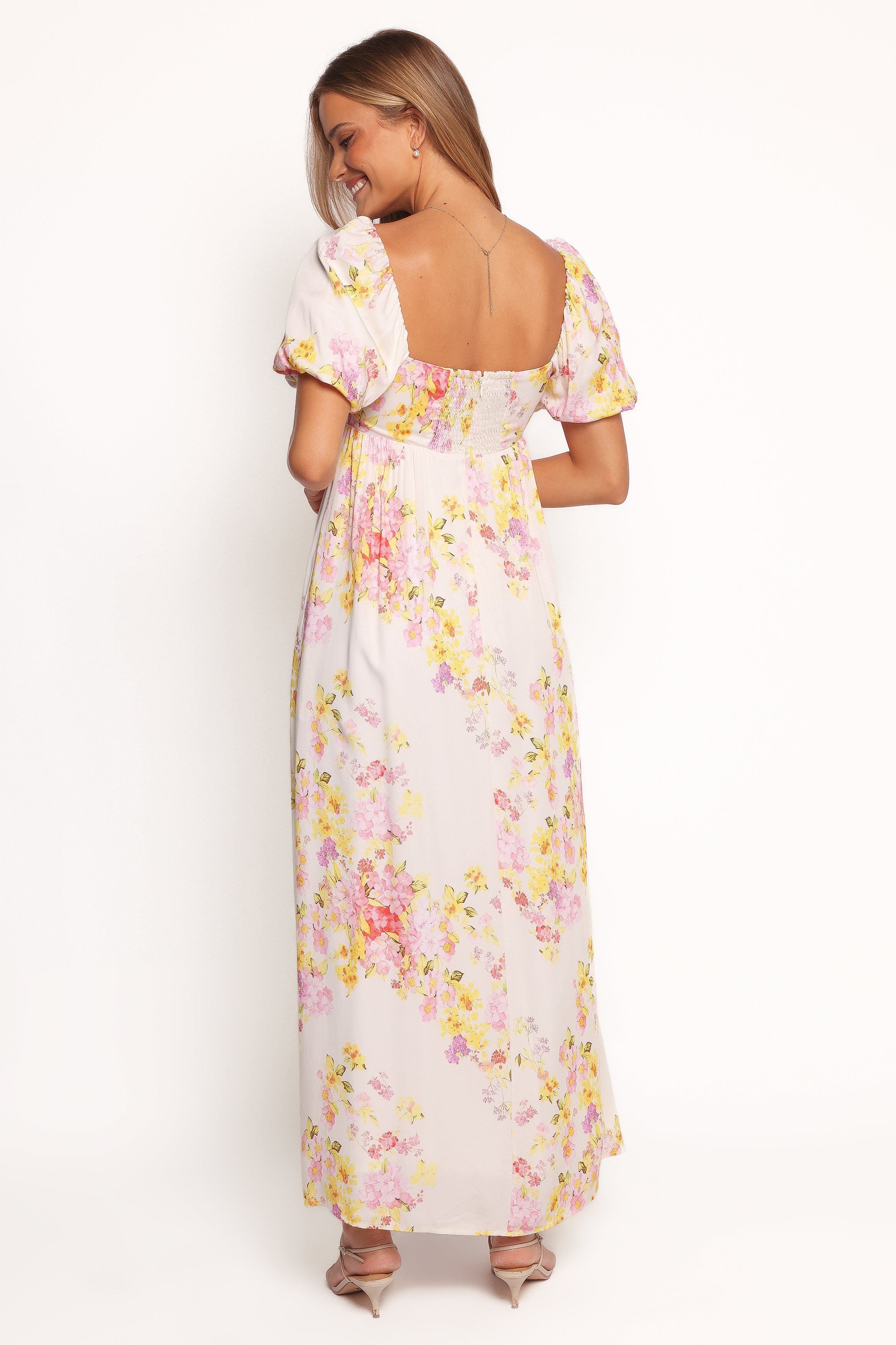Petal and Pup USA DRESSES Delaney Maxi Dress - Pink Floral