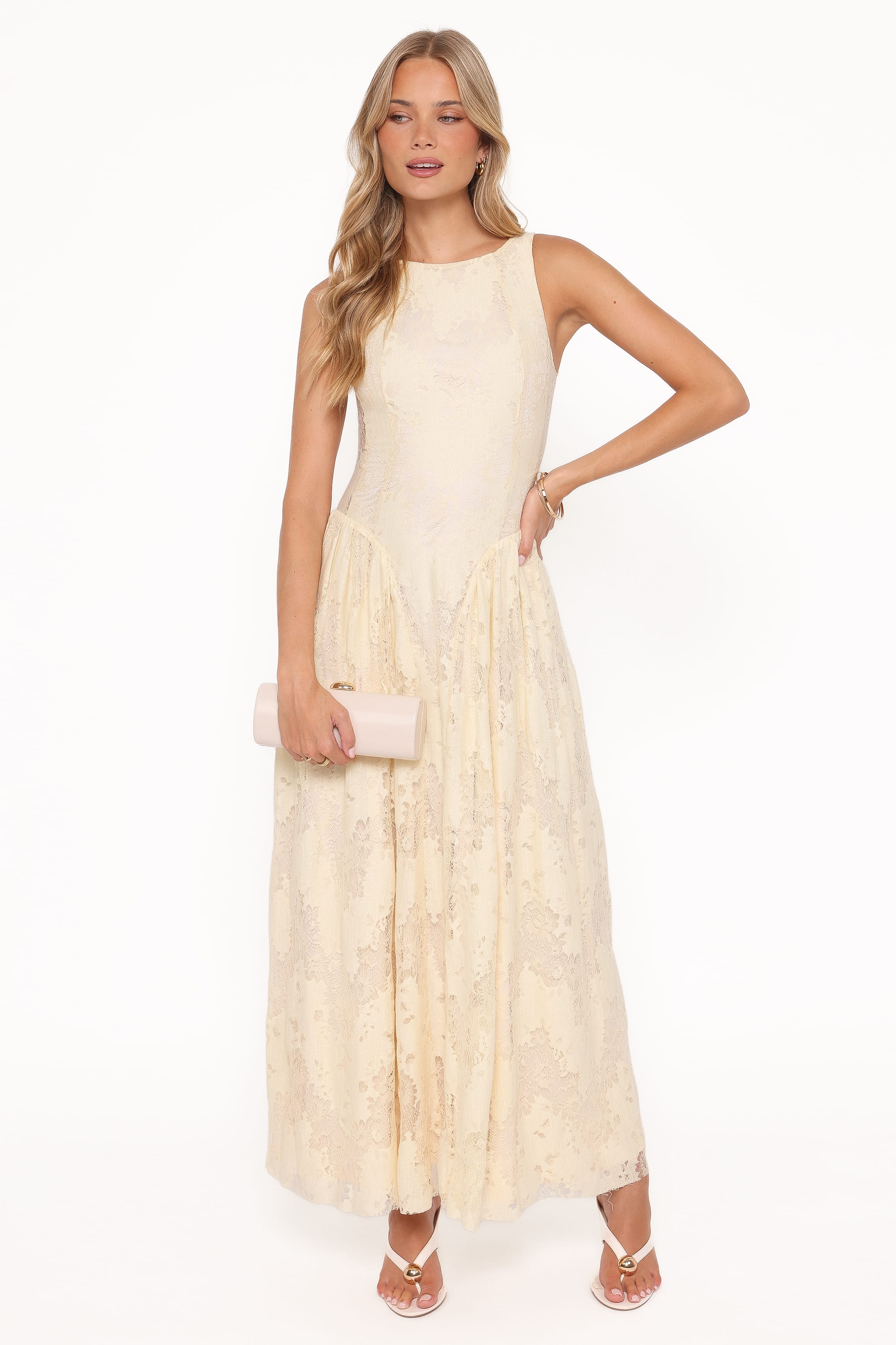 Petal and Pup USA DRESSES Denny Maxi Dress - Butter Yellow