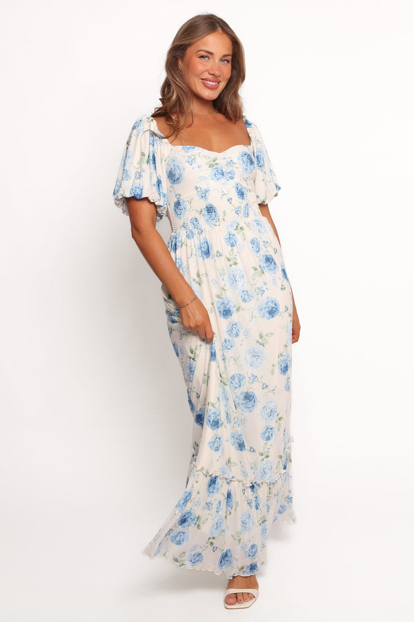 Petal and Pup USA DRESSES Devon Maxi Short Sleeve Dress - Summer Song (Hold for Rack)