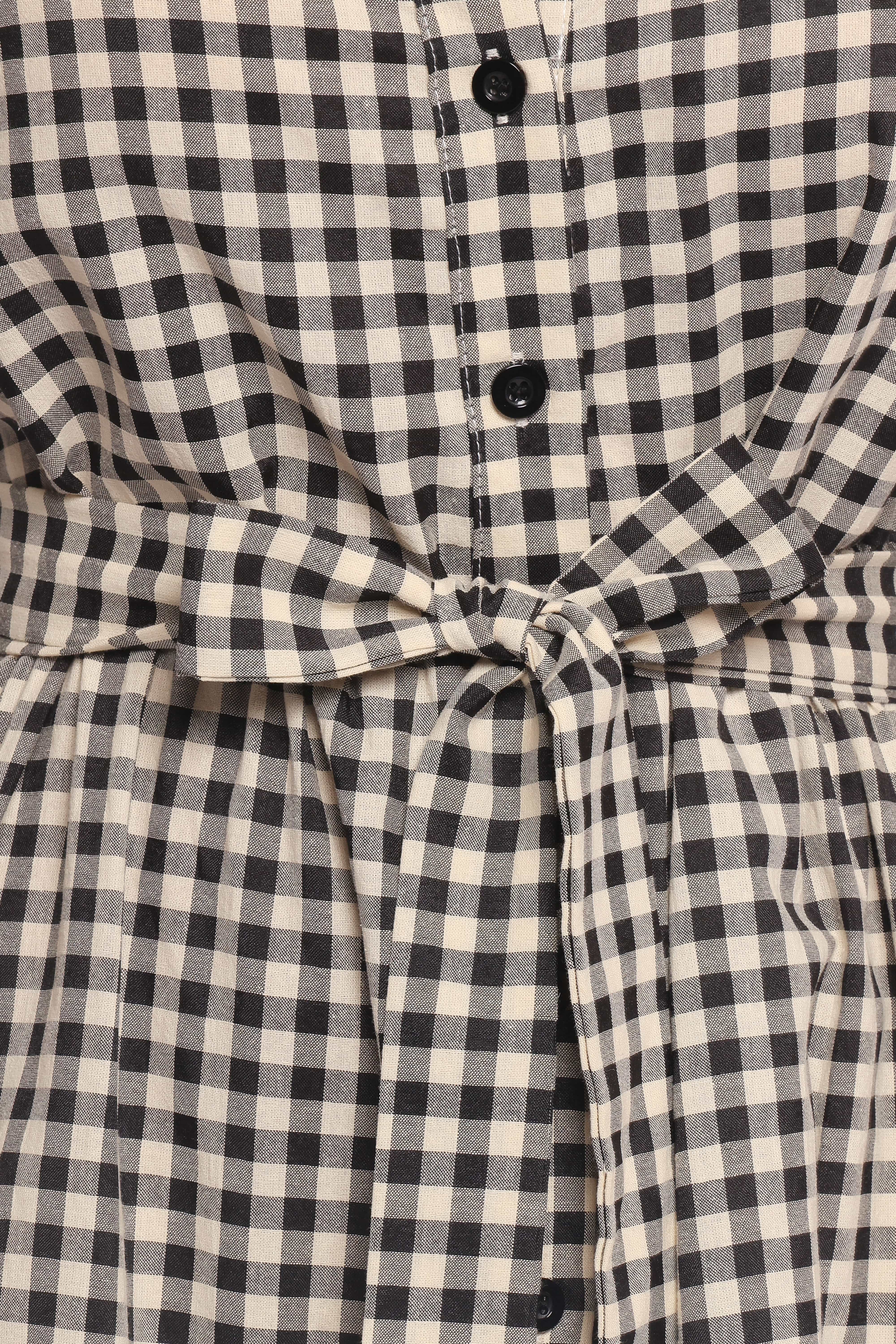 Dixon Maxi Dress - Black Cream Gingham | Petal & Pup USA