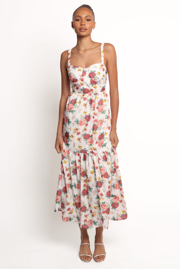 Petal and Pup USA DRESSES Donatella Maxi Dress - Floral (Hold for Amazon)