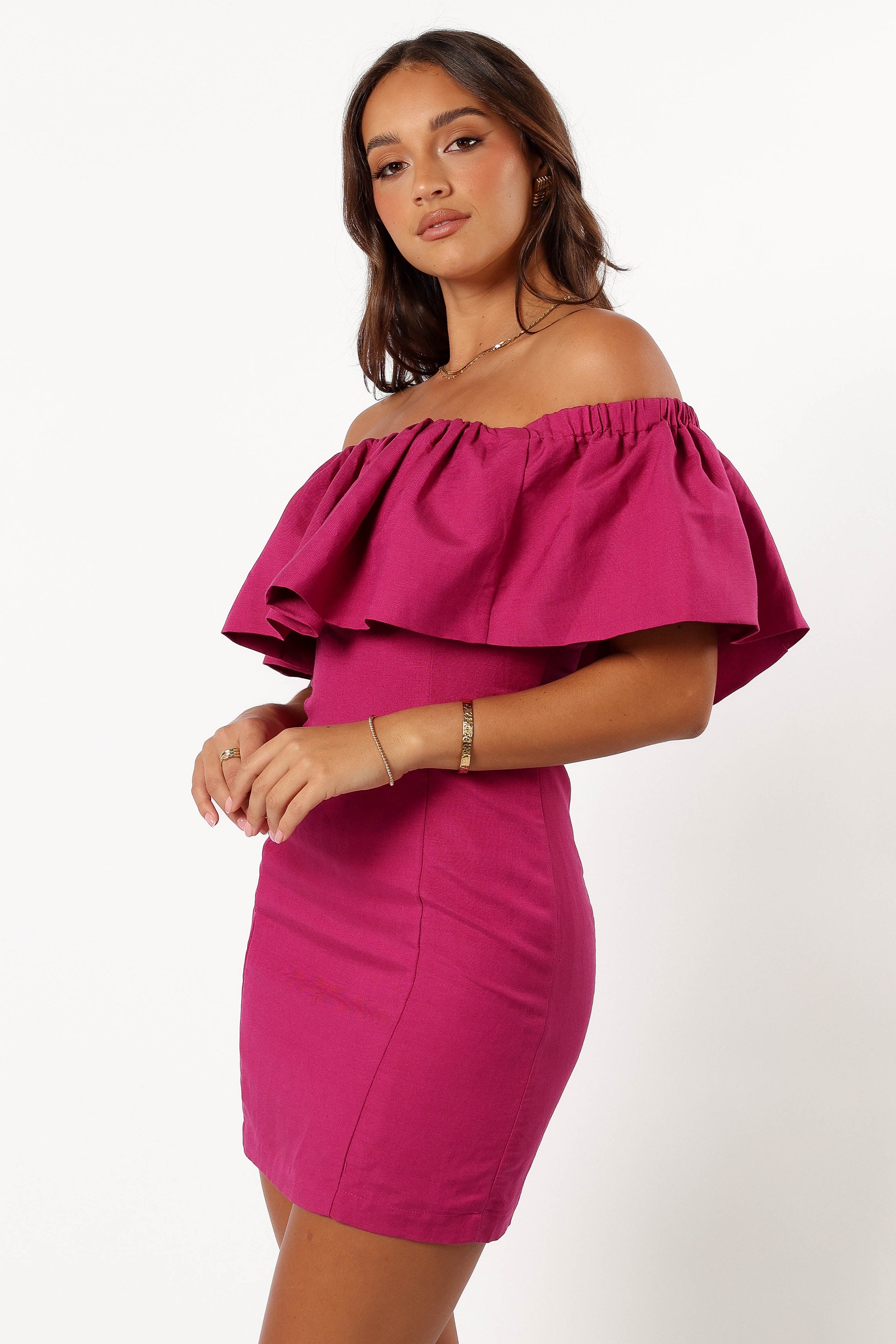 Petal and Pup USA DRESSES Dora Mini Dress - Berry