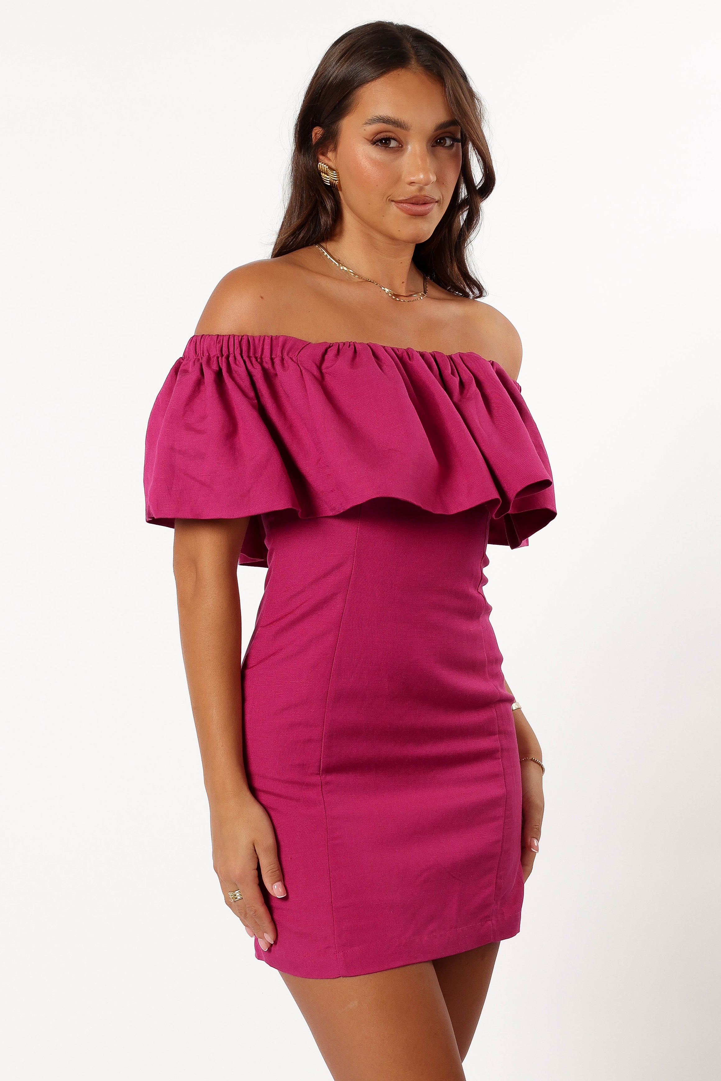 Petal and Pup USA DRESSES Dora Mini Dress - Berry