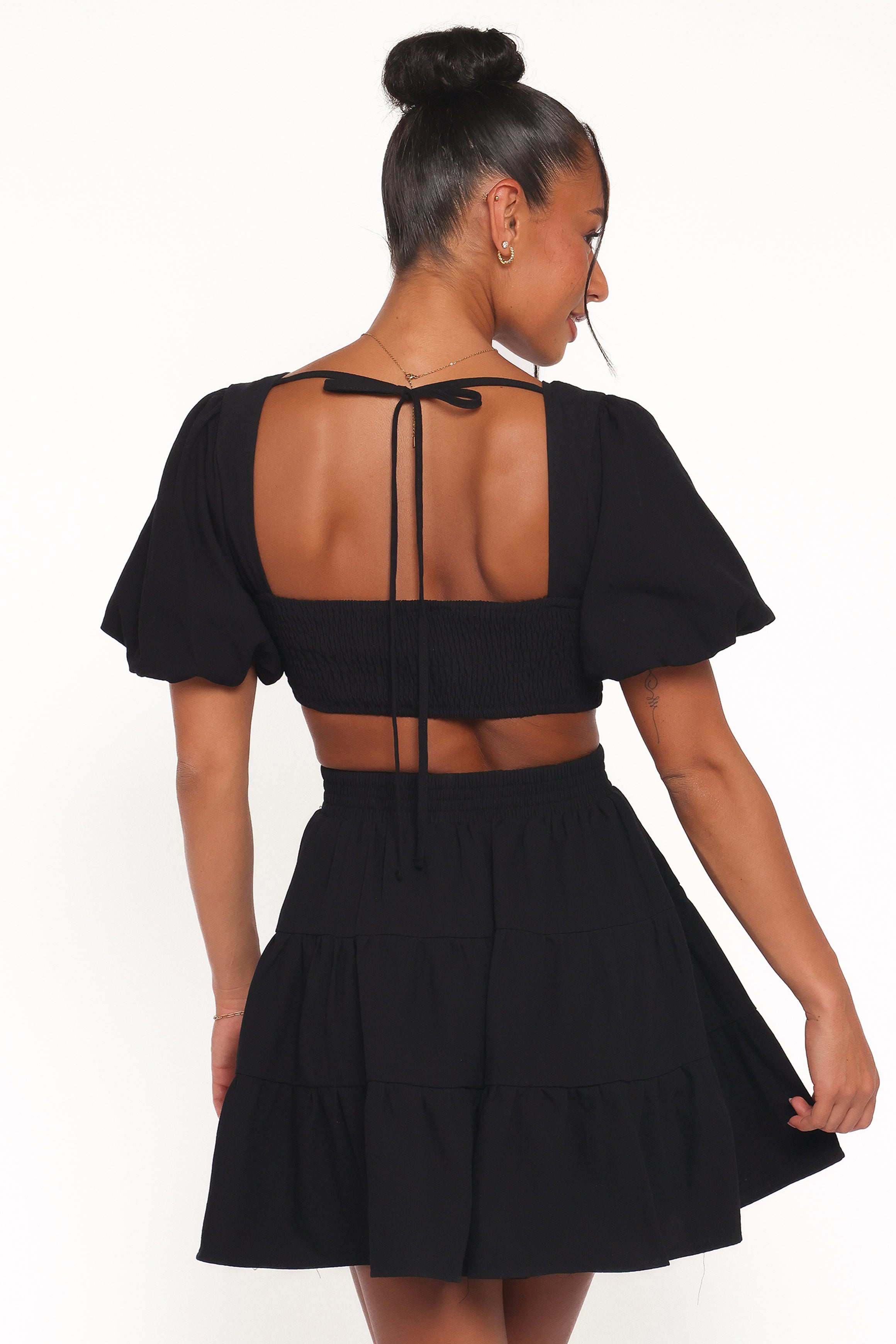 Petal and Pup USA DRESSES Doris Mini Dress - Black