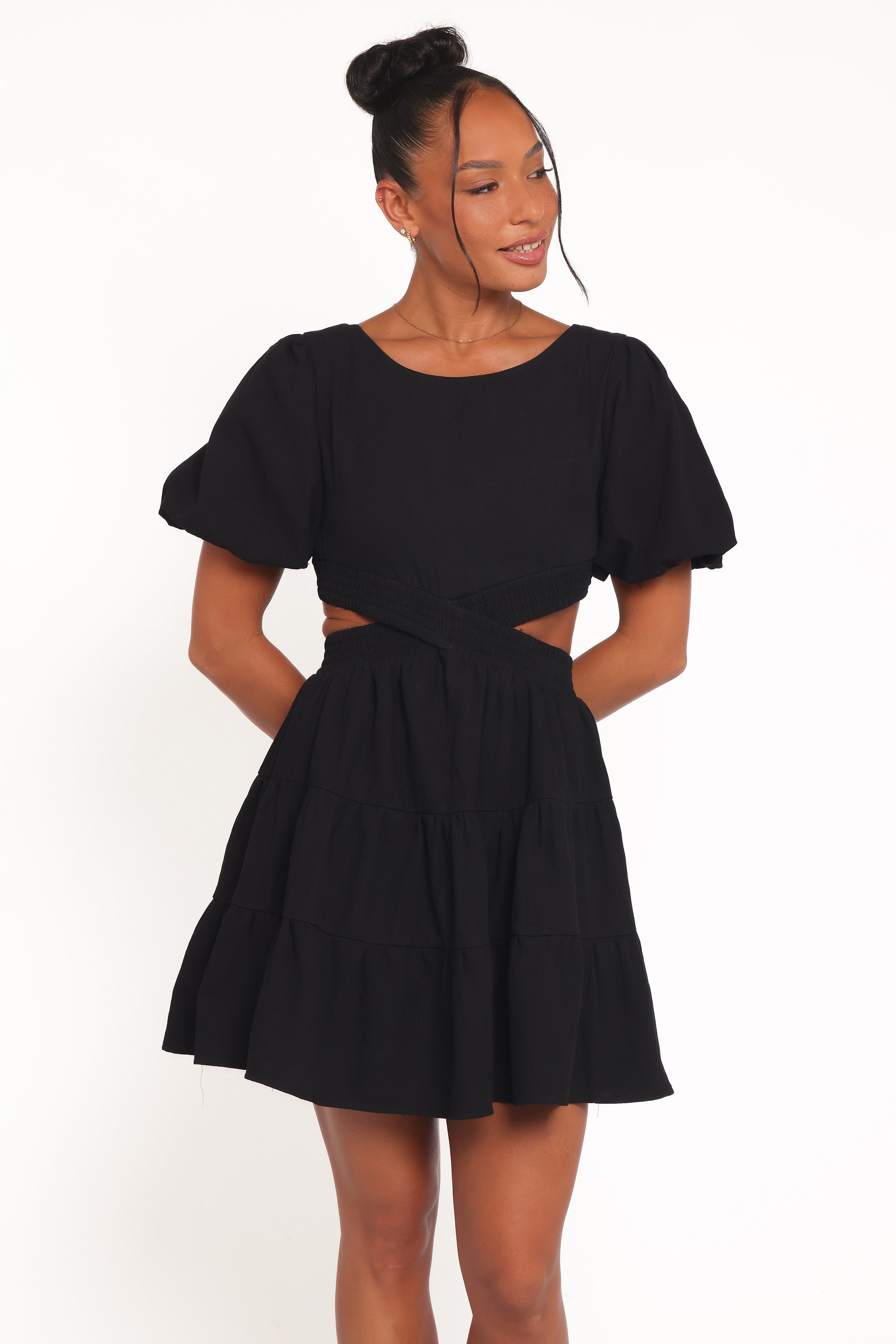 Petal and Pup USA DRESSES Doris Mini Dress - Black