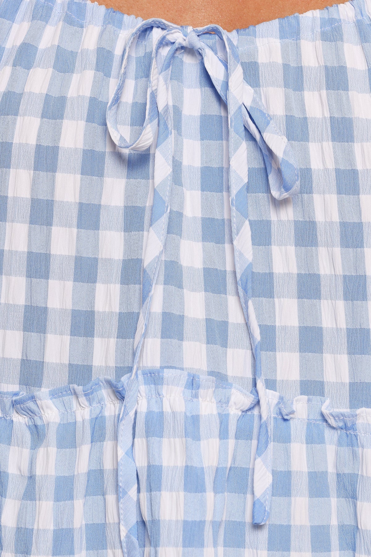 blue gingham dress amazon Dorothea Mini Dress - Blue