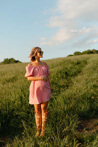 Petal and Pup USA DRESSES Dorothea Mini Dress - Red