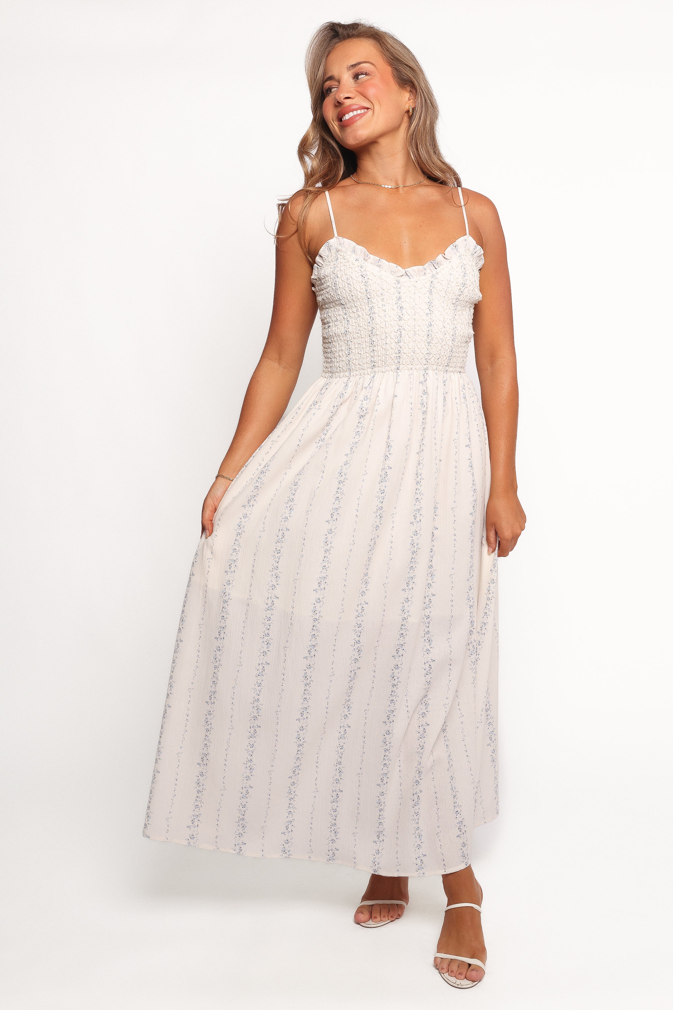 Petal and Pup USA DRESSES Dulce Midi Dress - Dream Blue (Hold for Rack)