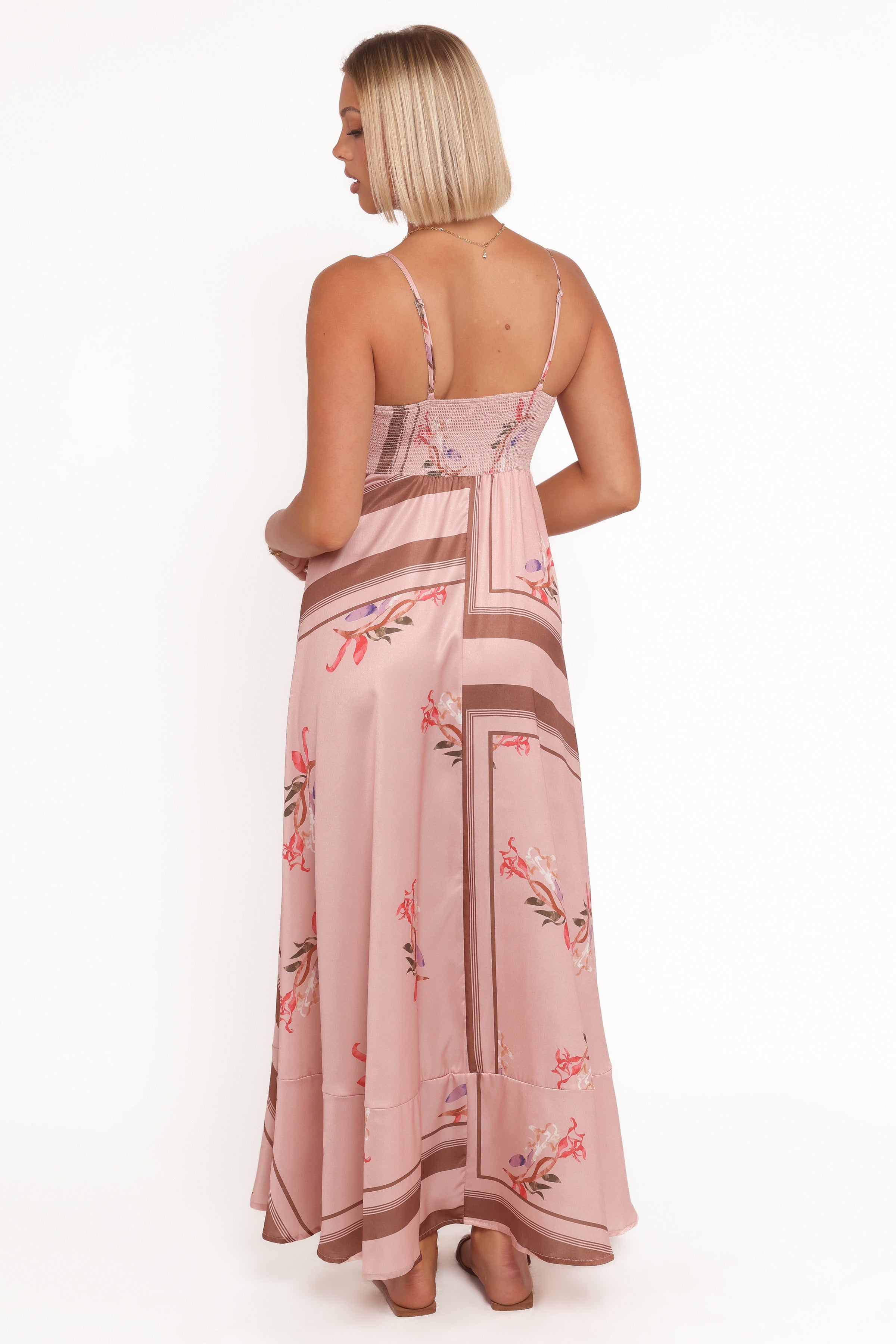 Petal and Pup USA DRESSES Elanor Maxi Dress - Pink Cocoa