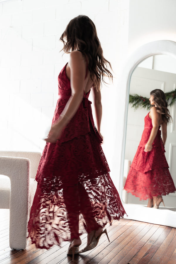 Petal and Pup USA DRESSES Elijah Maxi Dress - Red