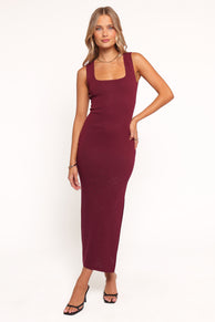 Petal and Pup USA DRESSES Elinor Maxi Dress - Cherry