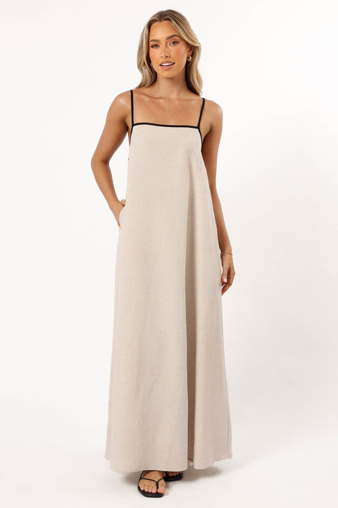 Elliana Maxi Dress - Beige Elliana Maxi Dress - Beige