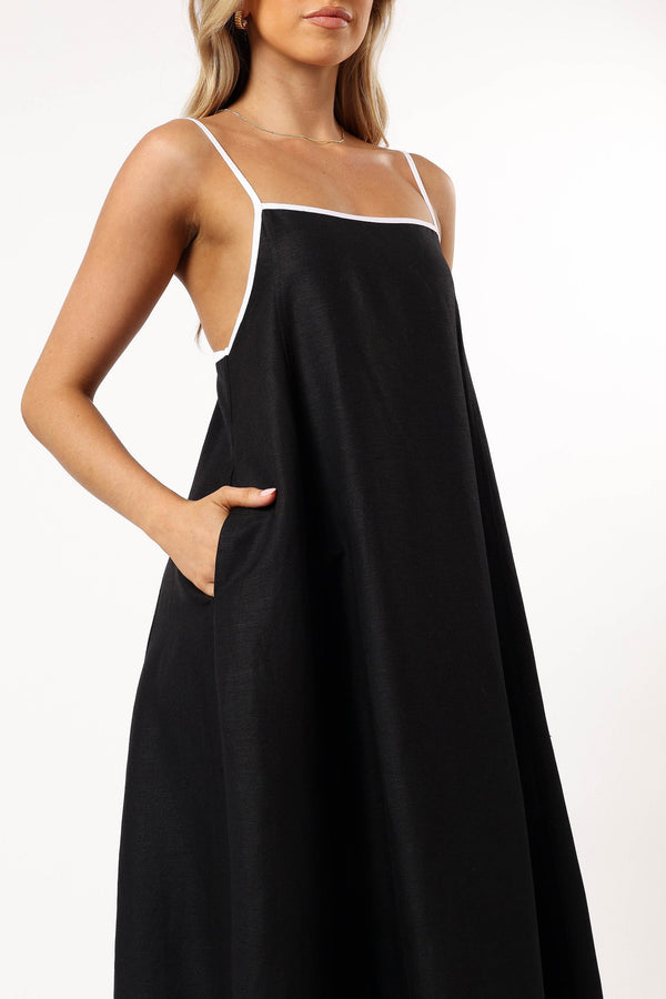 Petal and Pup USA DRESSES Elliana Maxi Dress - Black