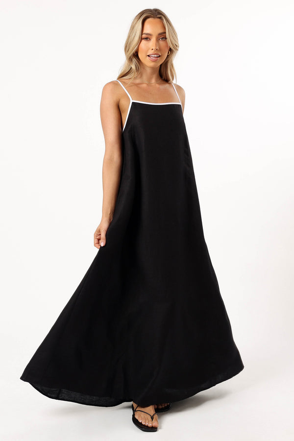 Petal and Pup USA DRESSES Elliana Maxi Dress - Black