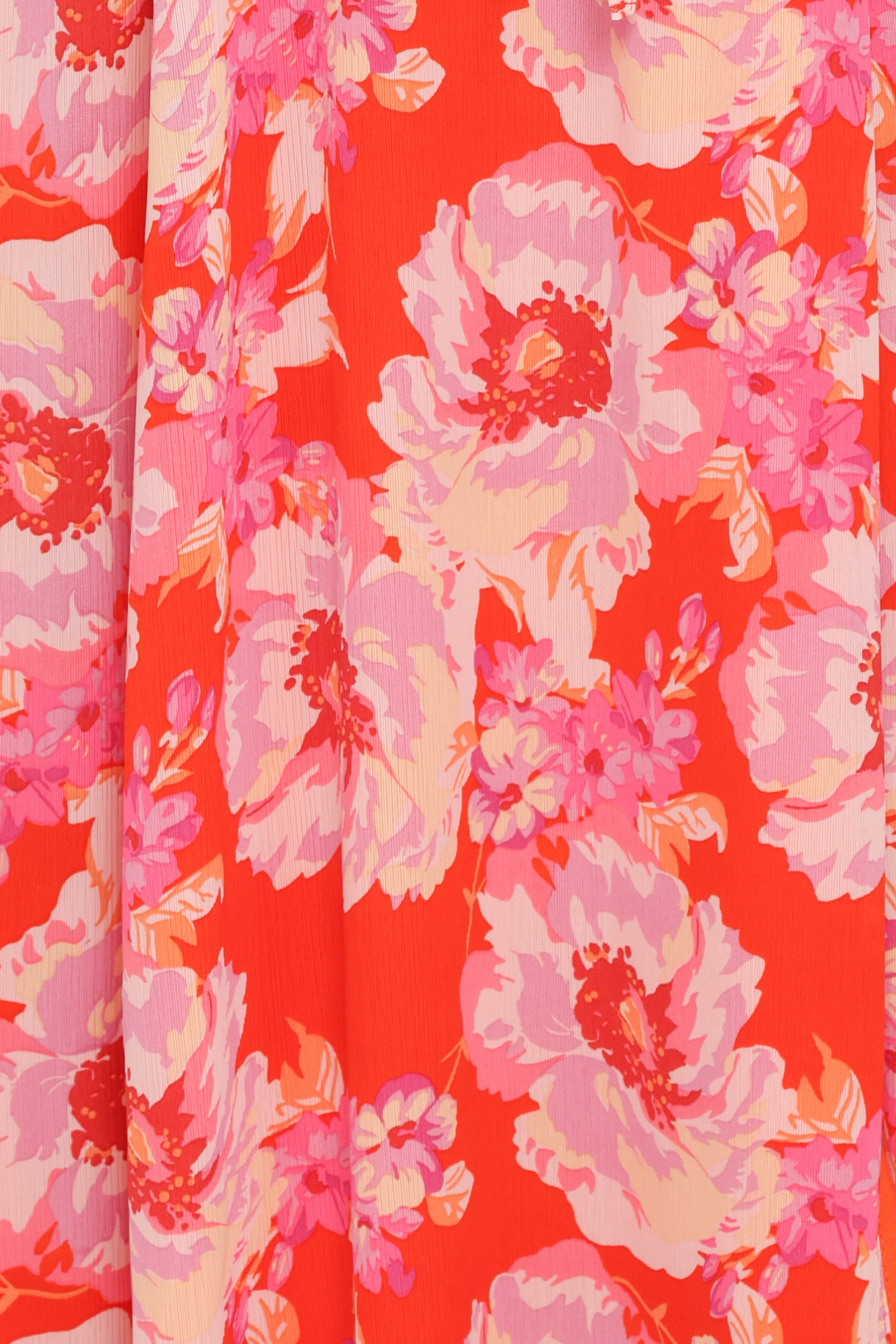 Petal and Pup USA DRESSES Elodie Midi Dress - Red Floral