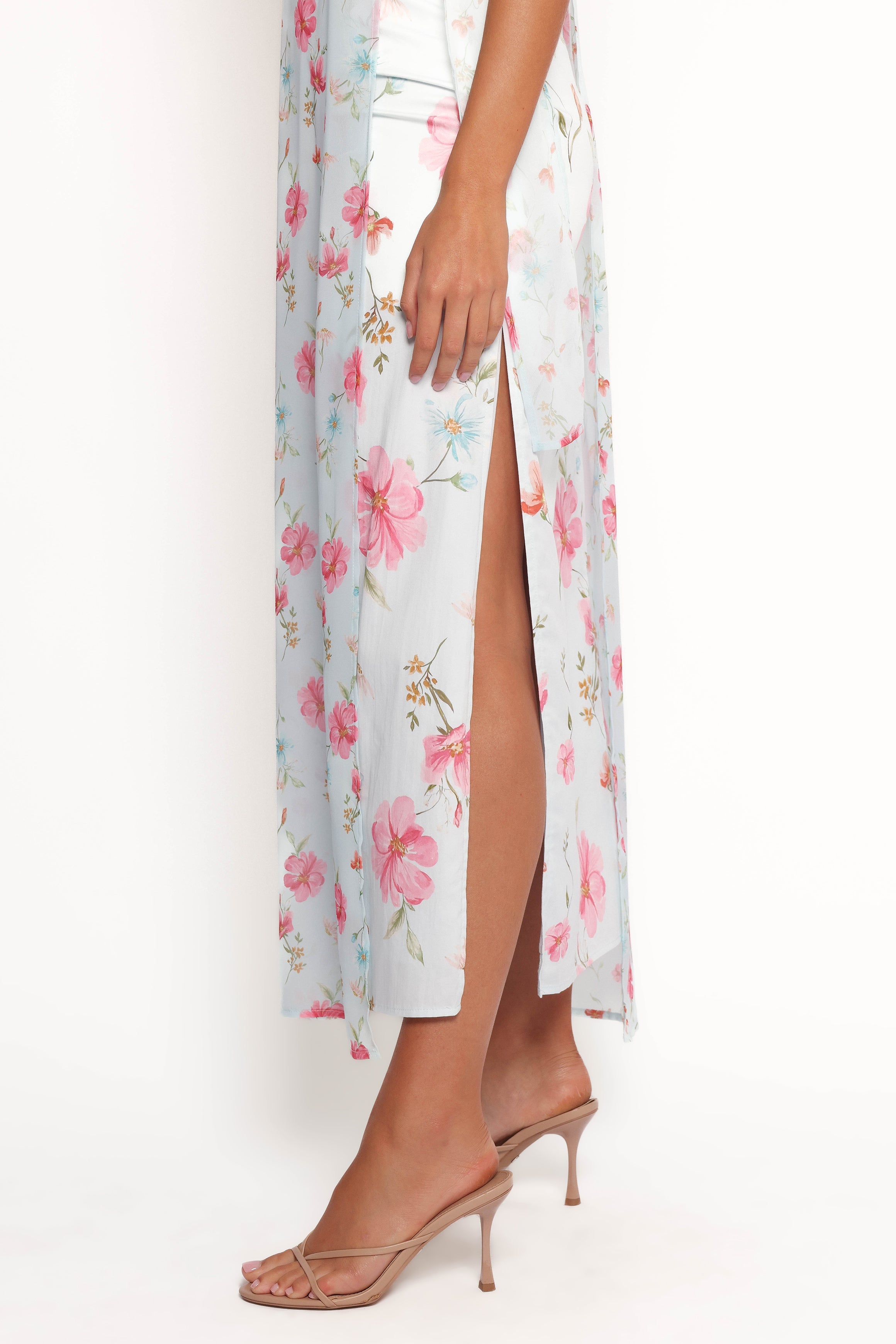 Petal and Pup USA DRESSES Eloisa Maxi Dress - Blue Floral