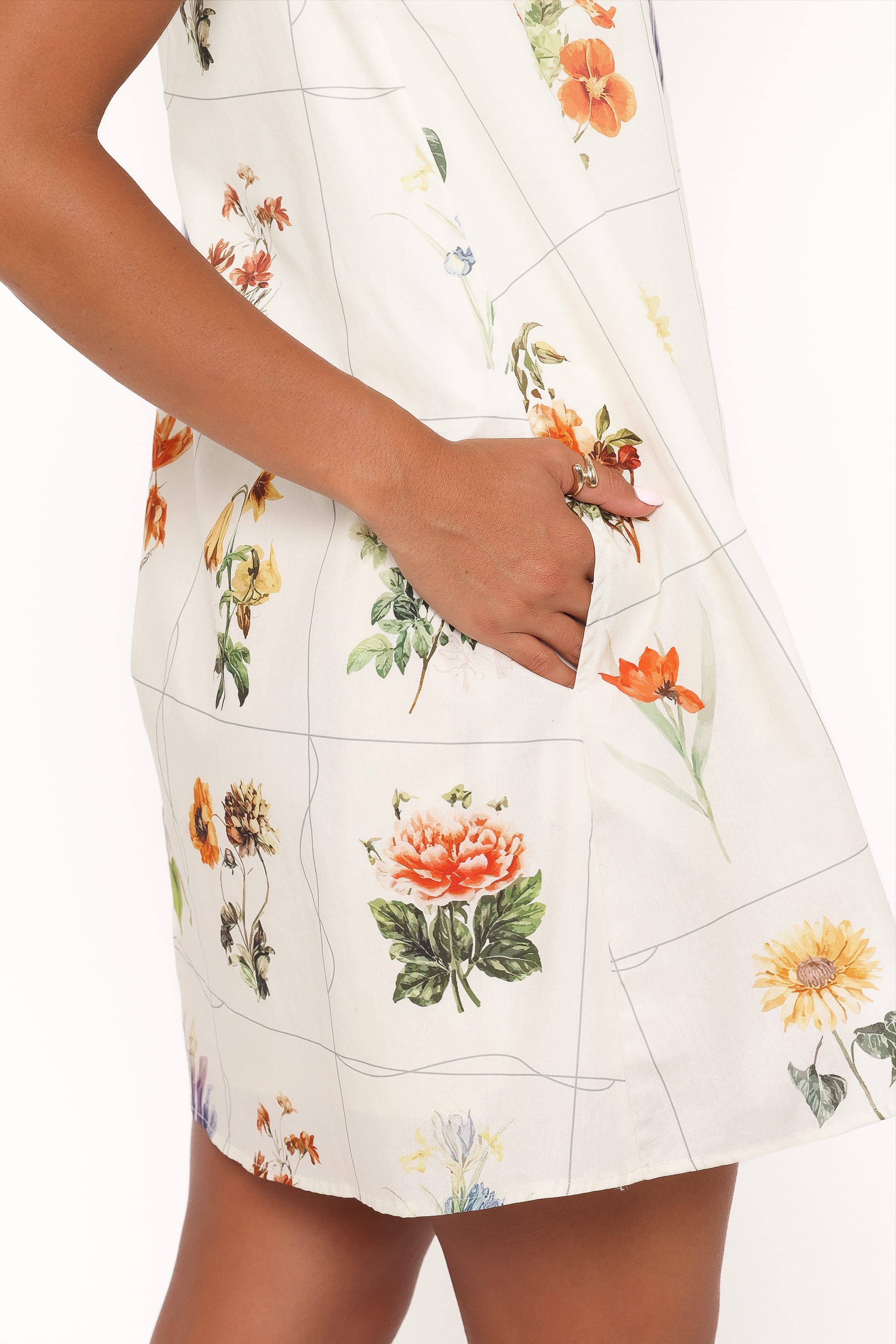 Petal and Pup USA DRESSES Elordi Mini Dress - Multi Flowers