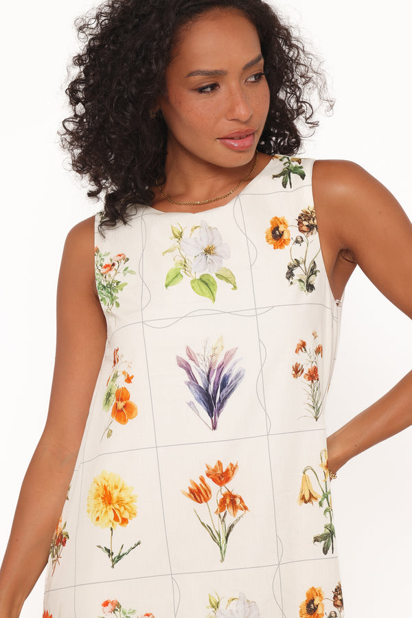 Petal and Pup USA DRESSES Elordi Mini Dress - Multi Flowers