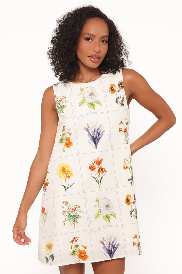 Petal and Pup USA DRESSES Elordi Mini Dress - Multi Flowers