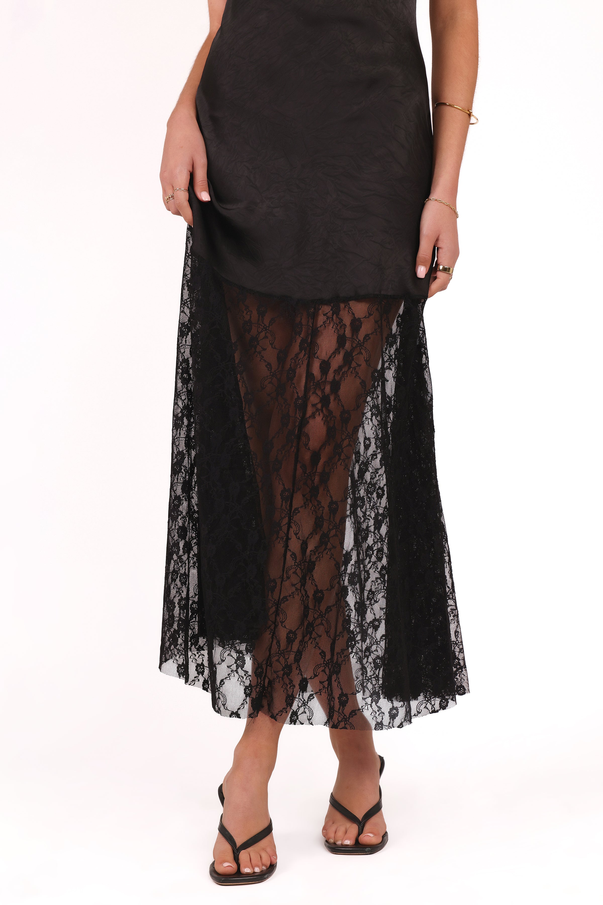 Petal and Pup USA DRESSES Elowyn Maxi Dress - Black (Hold for Amazon)