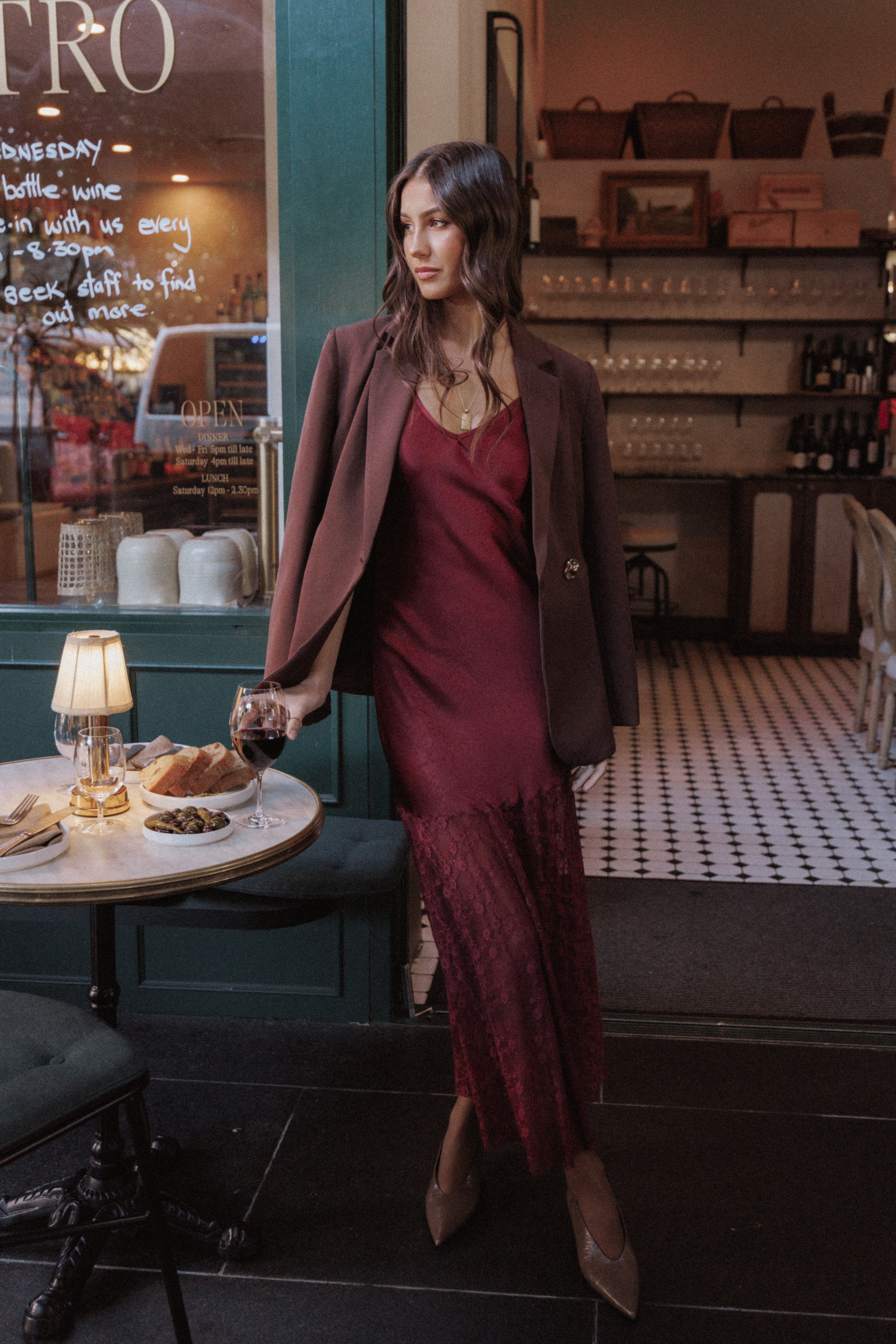 Petal and Pup USA DRESSES Elowyn Maxi Dress - Cherry