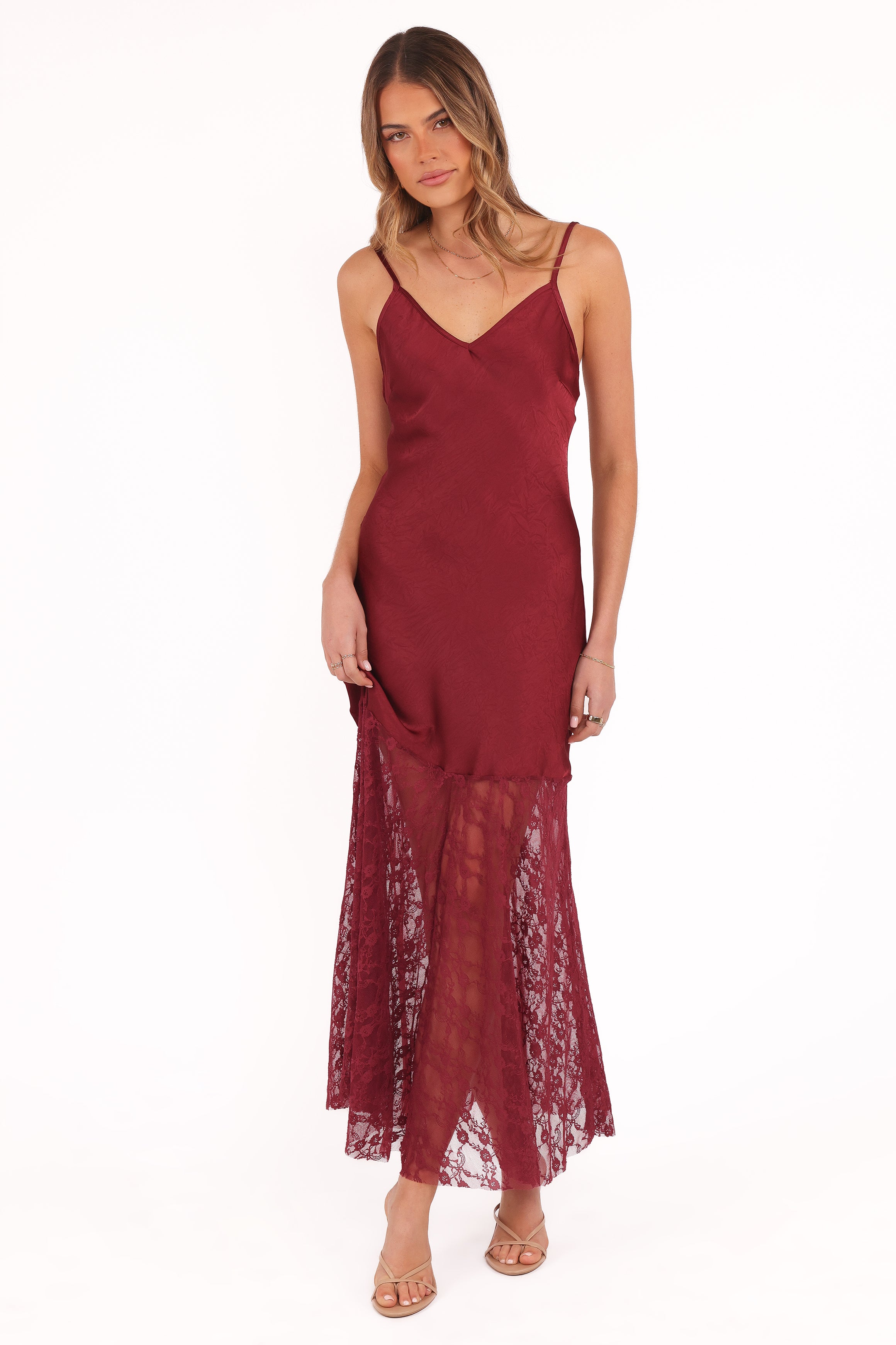 Petal and Pup USA DRESSES Elowyn Maxi Dress - Cherry