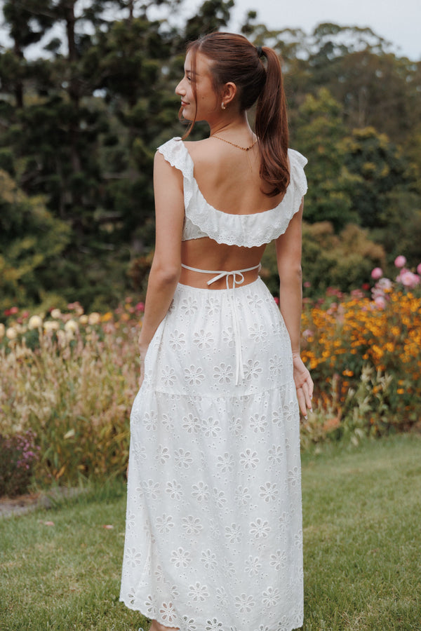 petal and pup white dress Laurel - length dress Petal & Pup Women's Peta