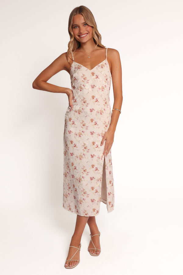 Petal and Pup USA DRESSES Elysian Maxi Dress - Pink Floral (Hold for Rack)