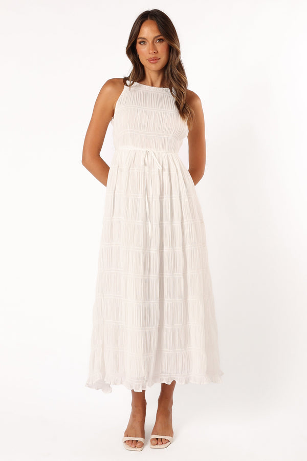 Petal and Pup USA DRESSES Ema Maxi Dress - White