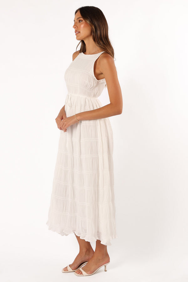 Petal and Pup USA DRESSES Ema Maxi Dress - White