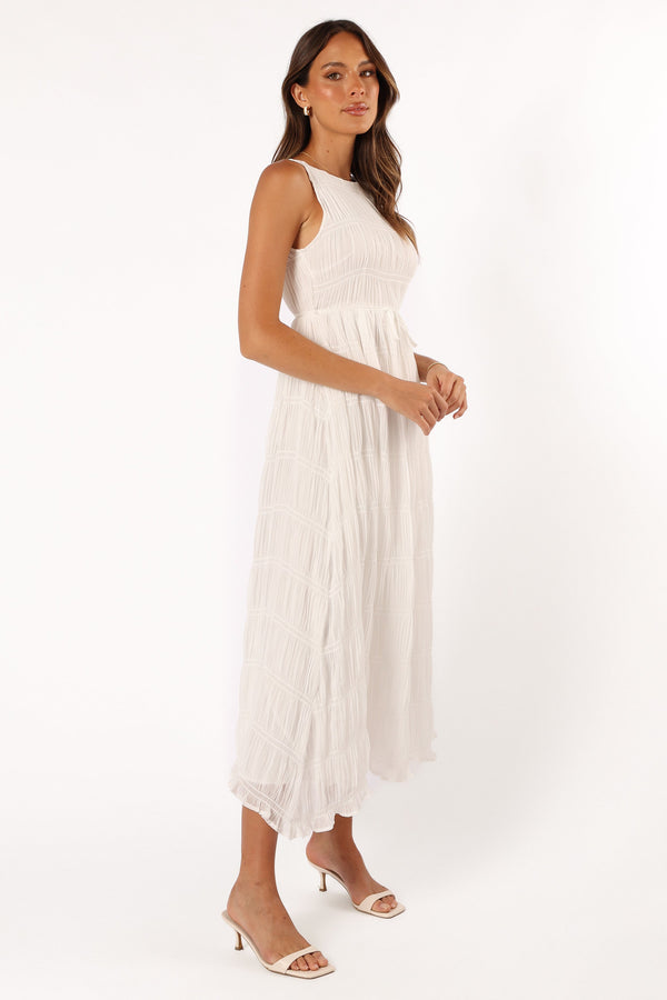 Petal and Pup USA DRESSES Ema Maxi Dress - White