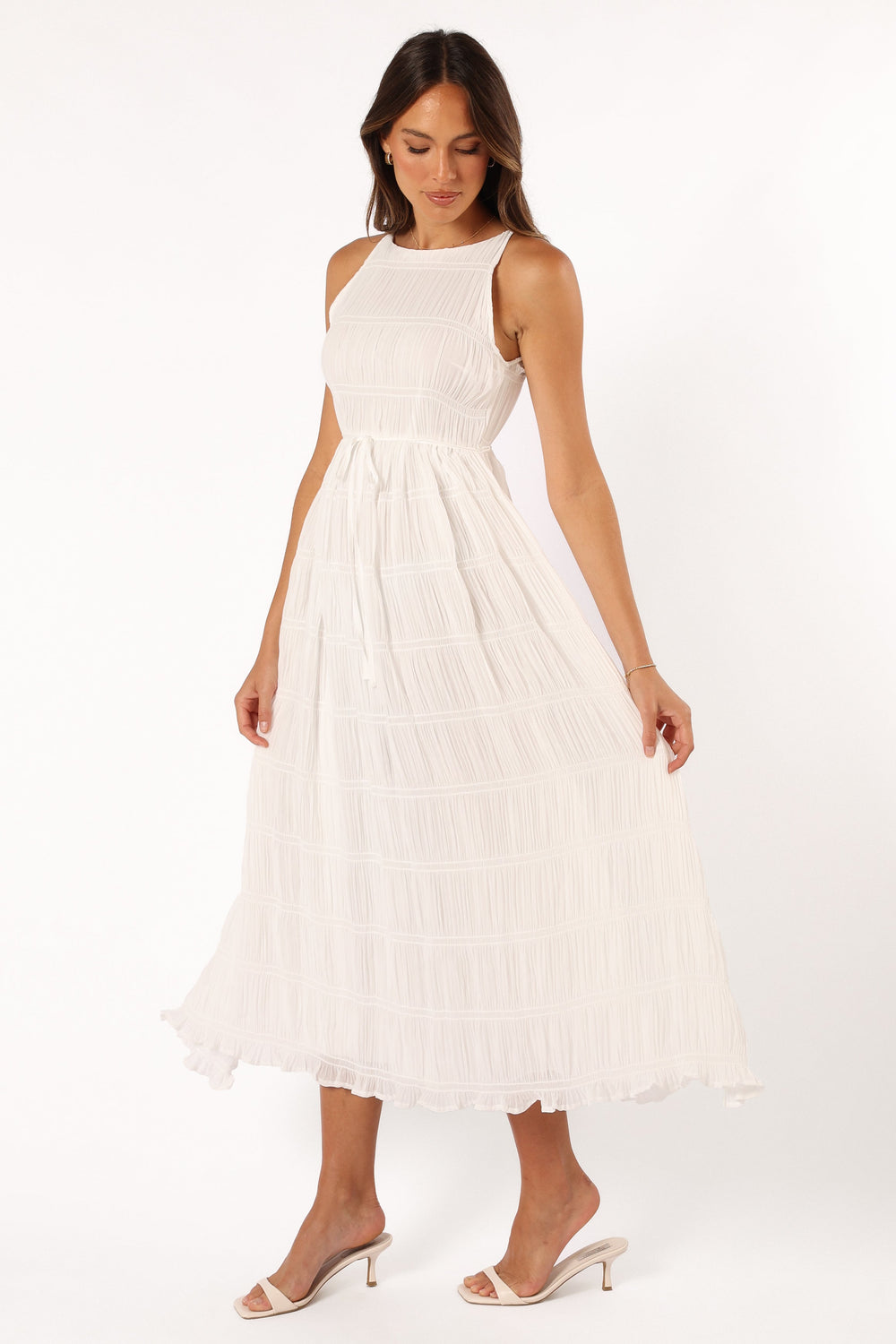 Petal and Pup USA DRESSES Ema Maxi Dress - White