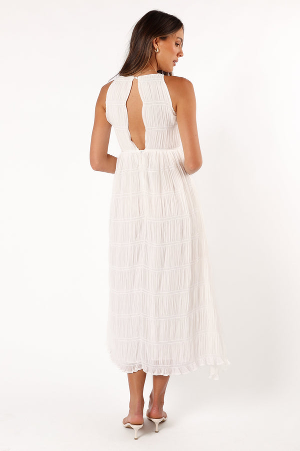 Petal and Pup USA DRESSES Ema Maxi Dress - White