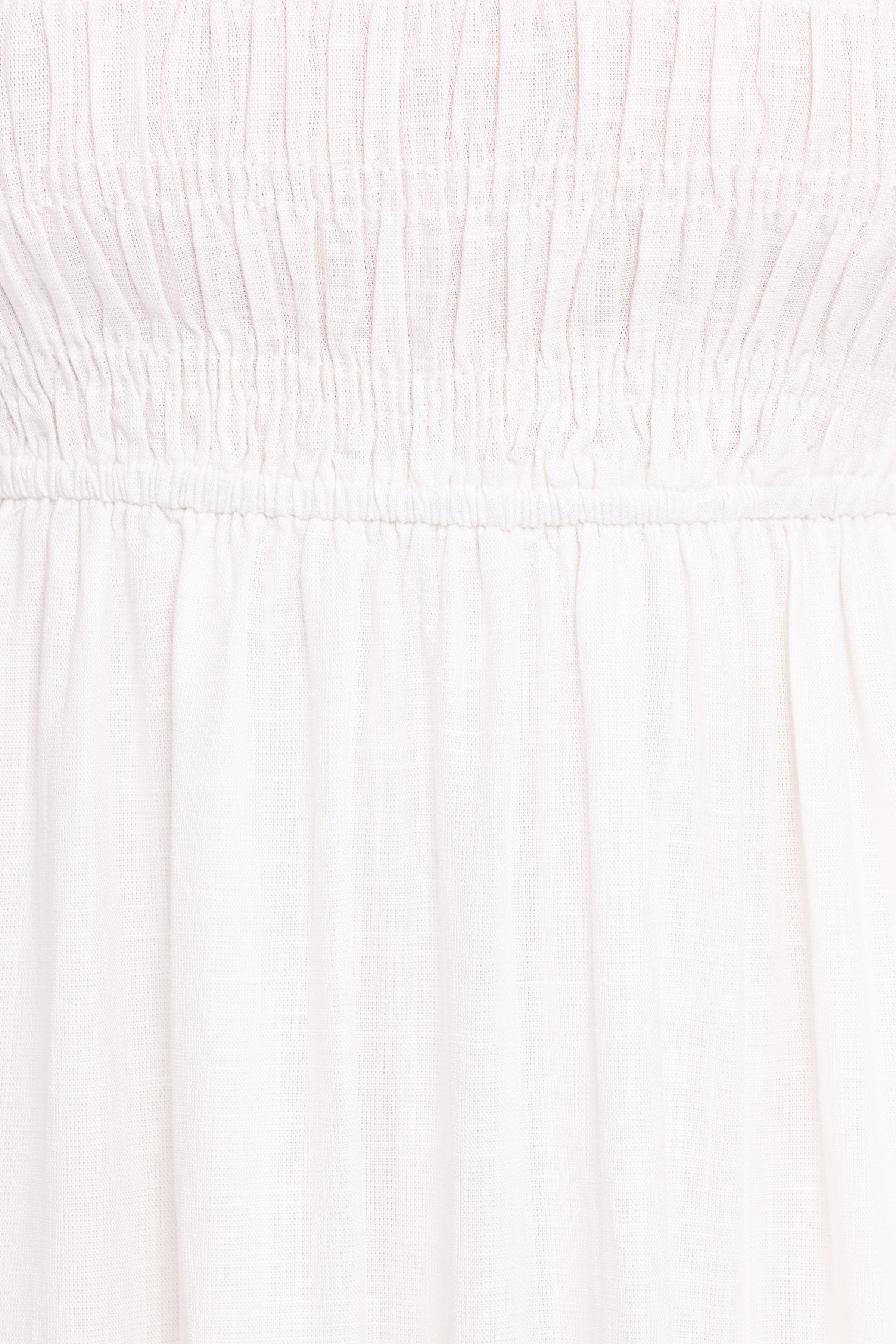 Petal and Pup USA DRESSES Emari Puff Sleeve Mini Dress - White