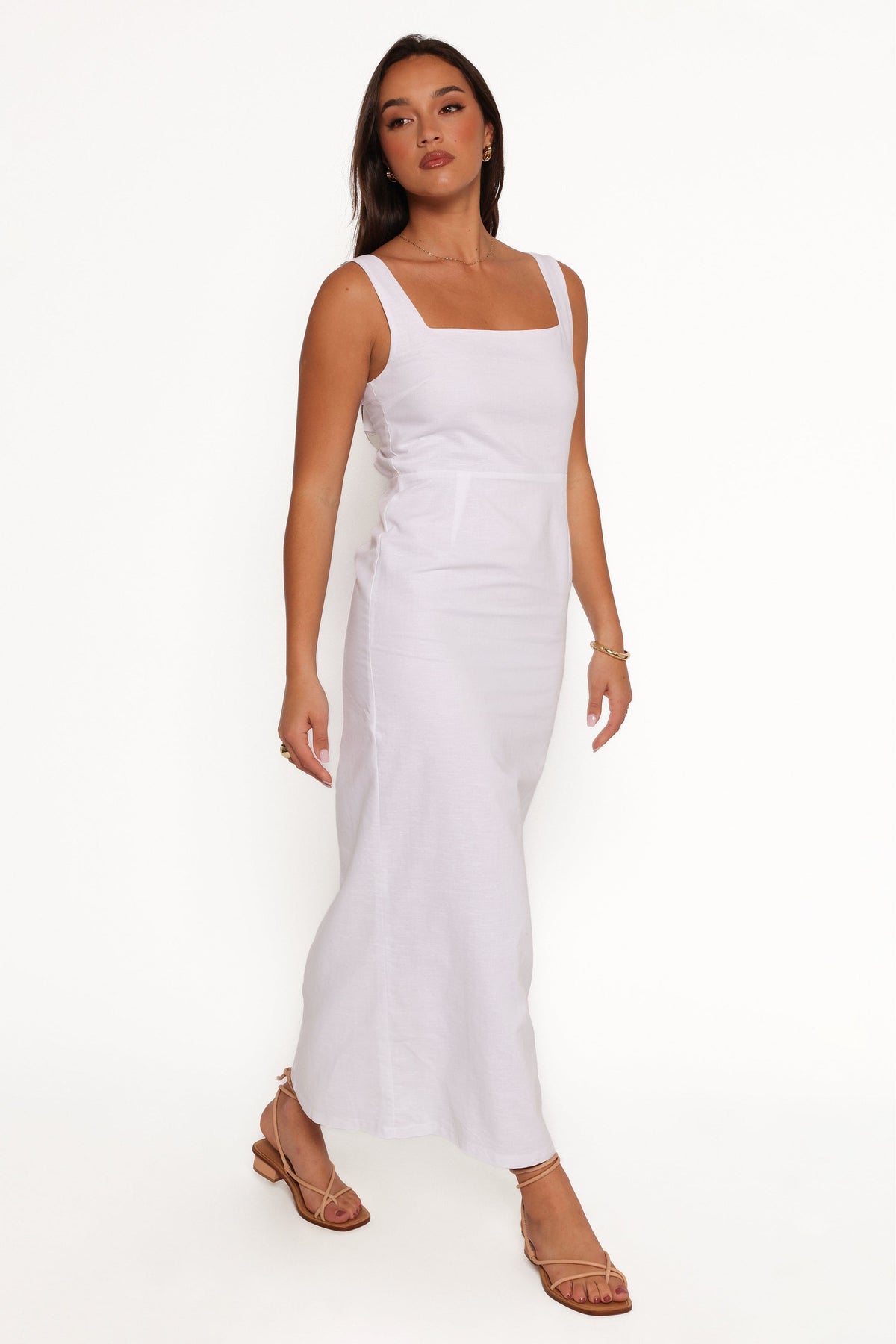 Petal and Pup USA DRESSES Emery Maxi Dress - White (Hold for Rack)