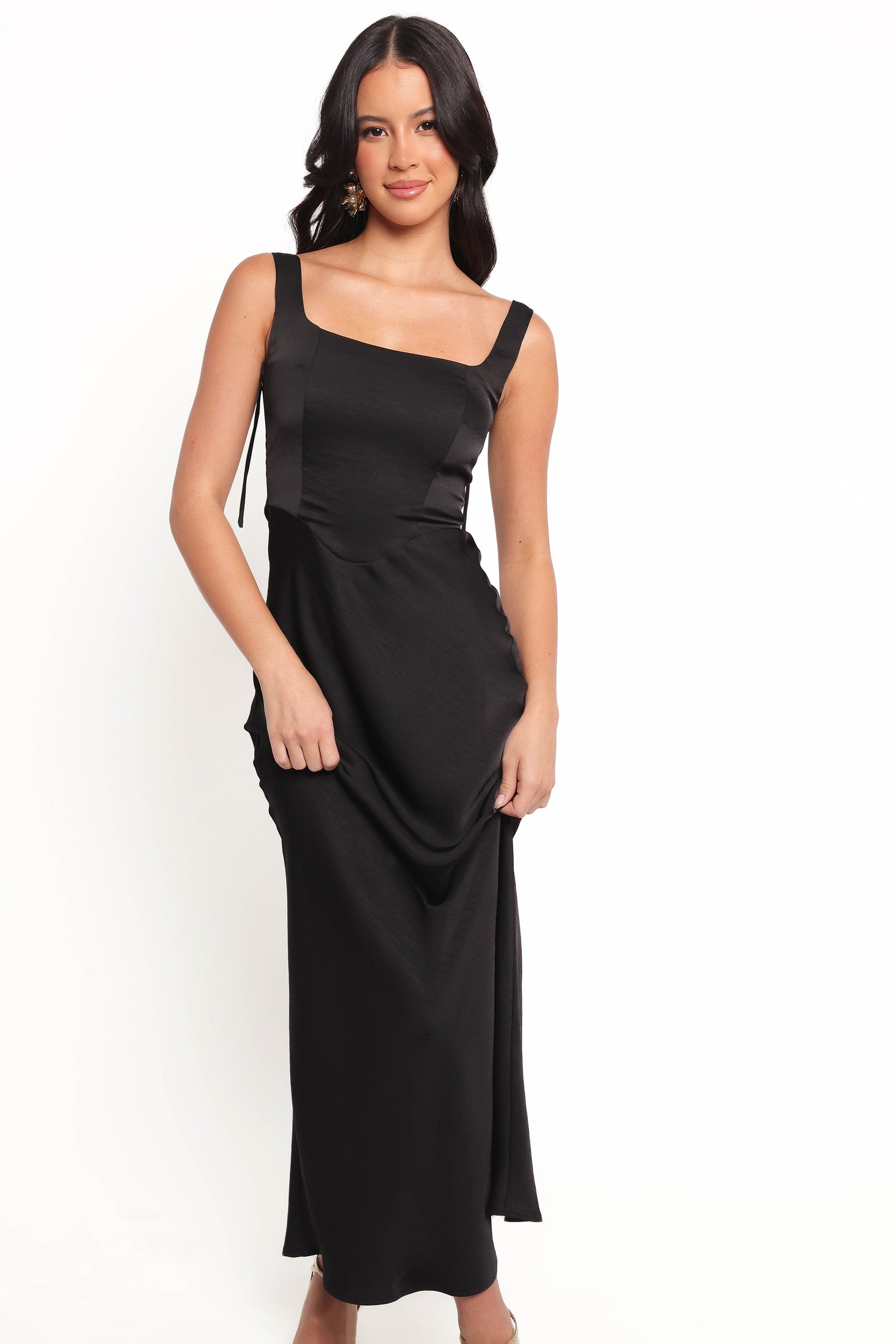 Petal and Pup USA DRESSES Emile Midi Dress - Black