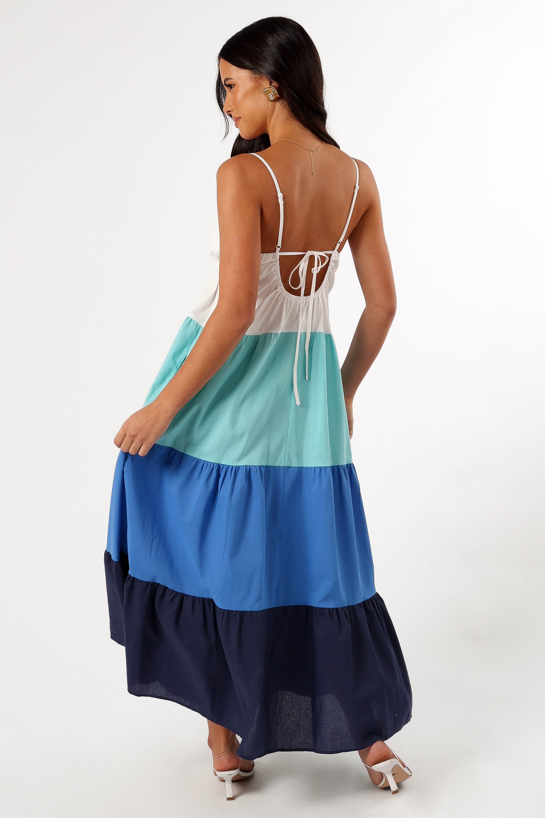 Petal and Pup USA DRESSES Emilee Maxi Dress - Blue Multi