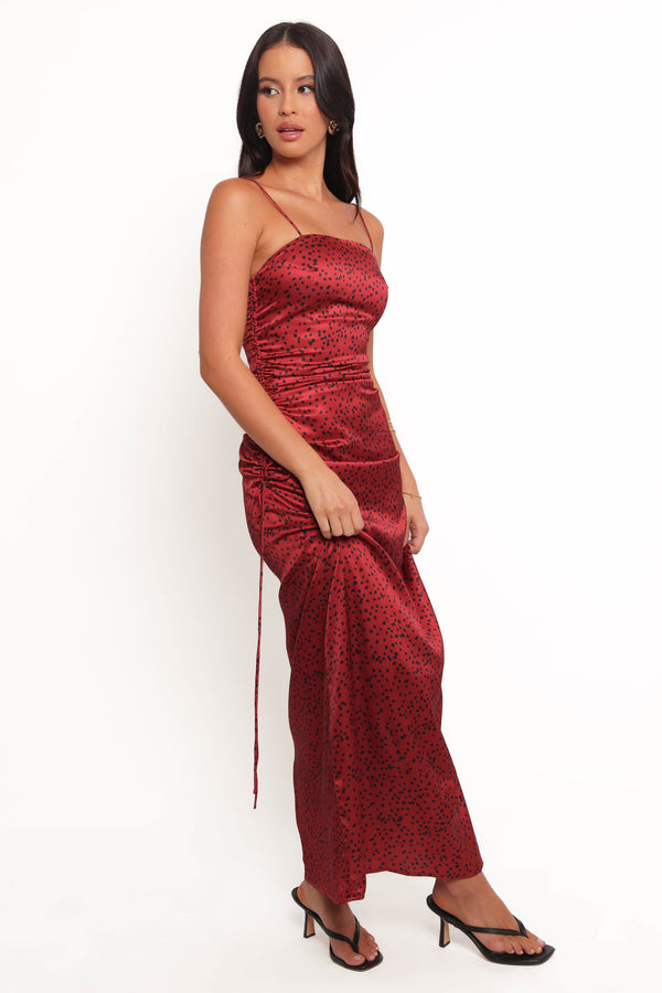 Petal and Pup USA DRESSES Enid Midi Dress - Red