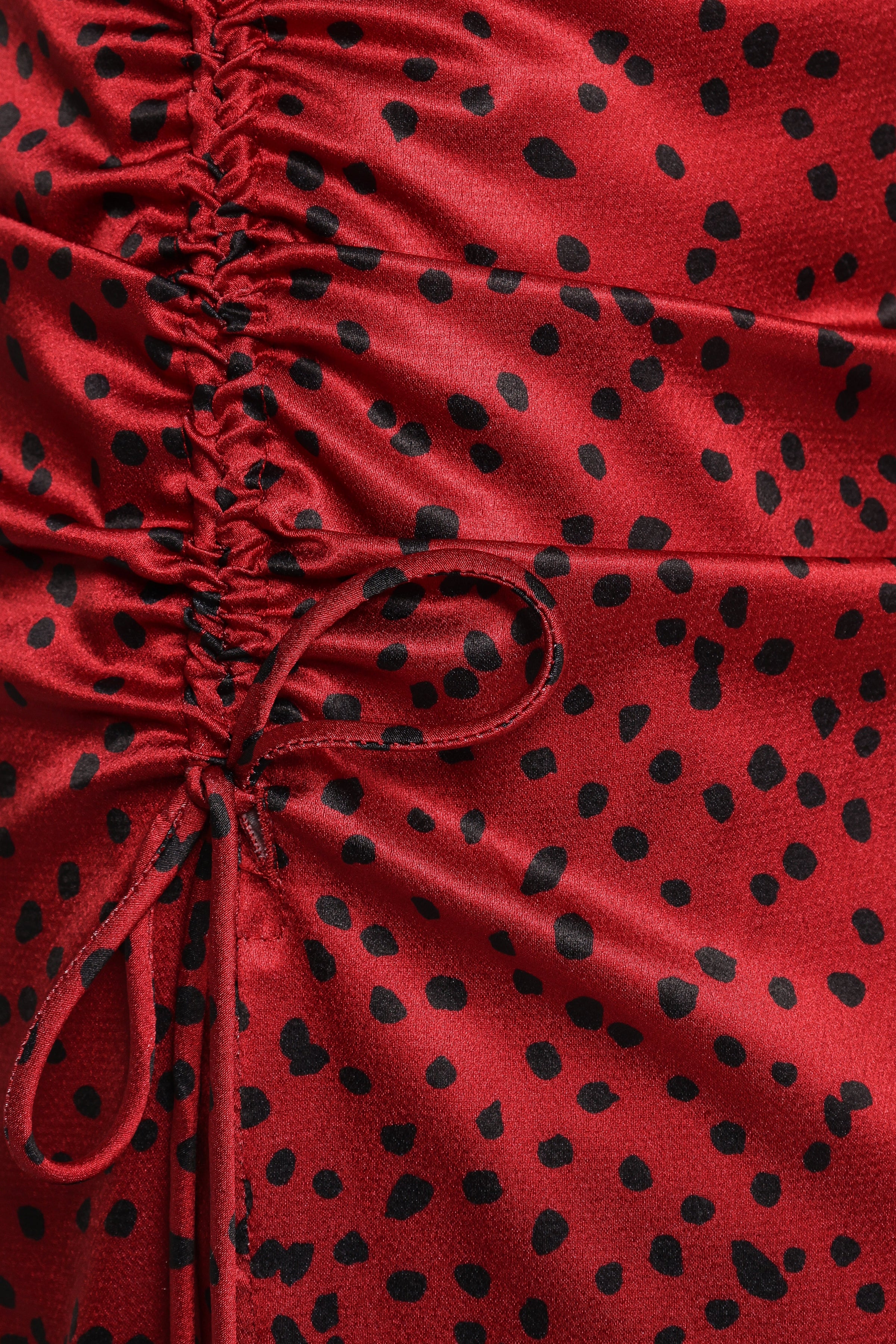 Petal and Pup USA DRESSES Enid Midi Dress - Red