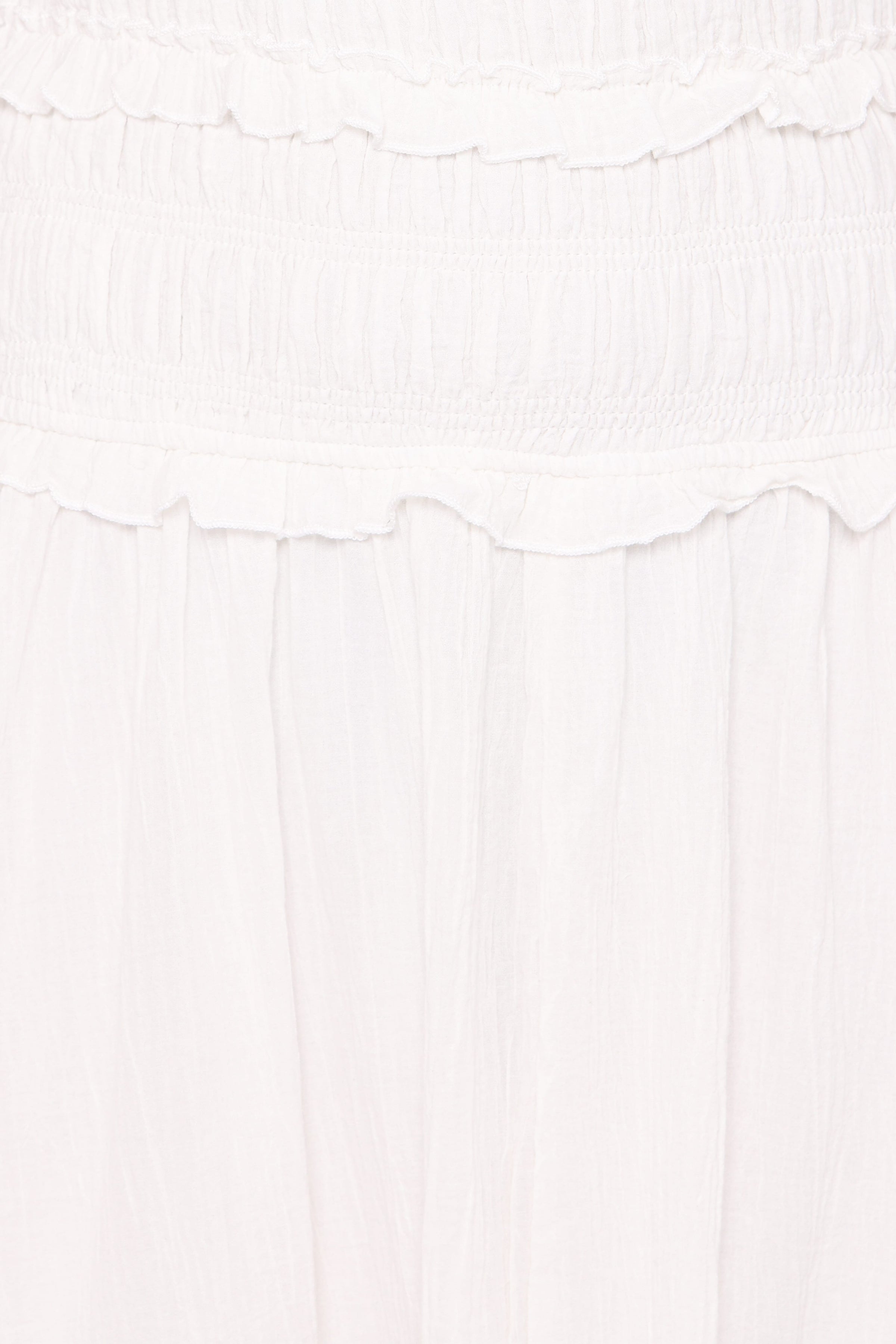 Petal and Pup USA DRESSES Enola Gather Midi Dress - White