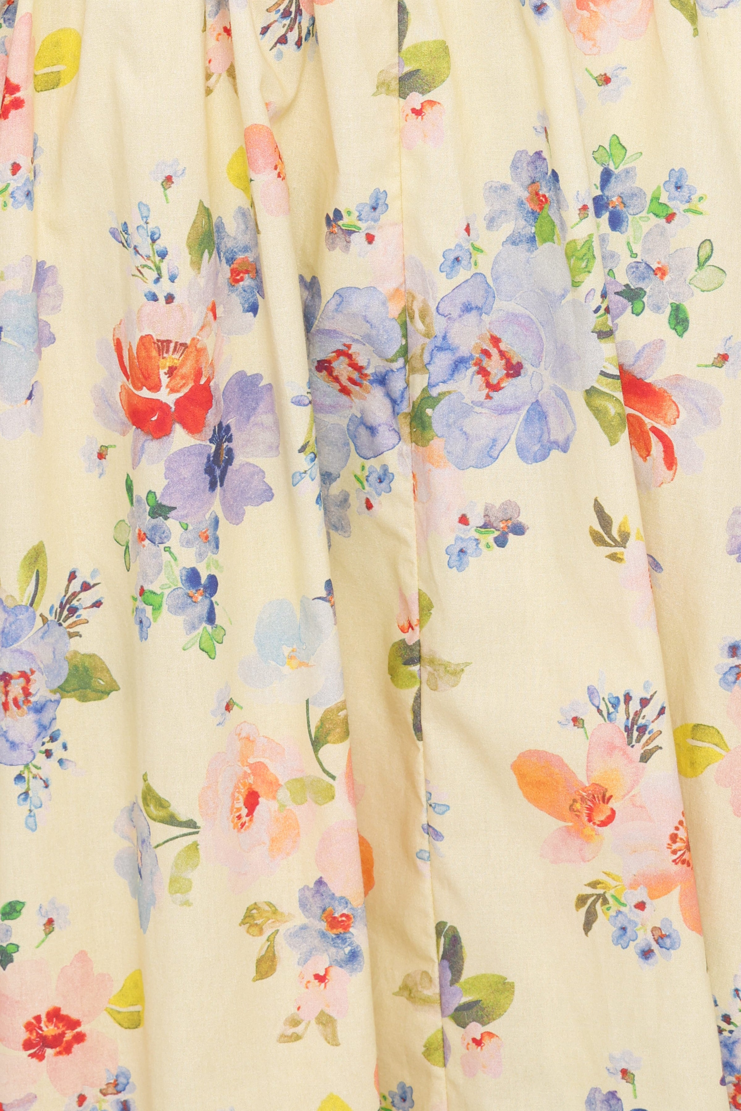 Petal and Pup USA DRESSES Enola Gather Midi Dress - Yellow Floral