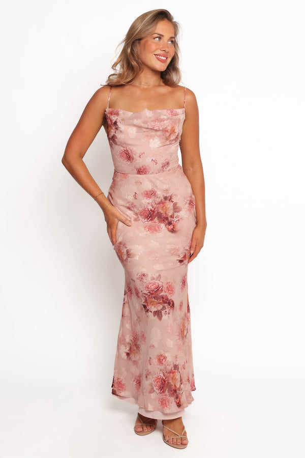 Petal and Pup USA DRESSES Esmeralda Maxi Dress - Rose Print
